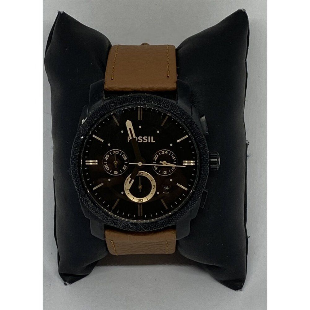 Fossil FS4682 Men's Brown Leather Analog Dial Quar
